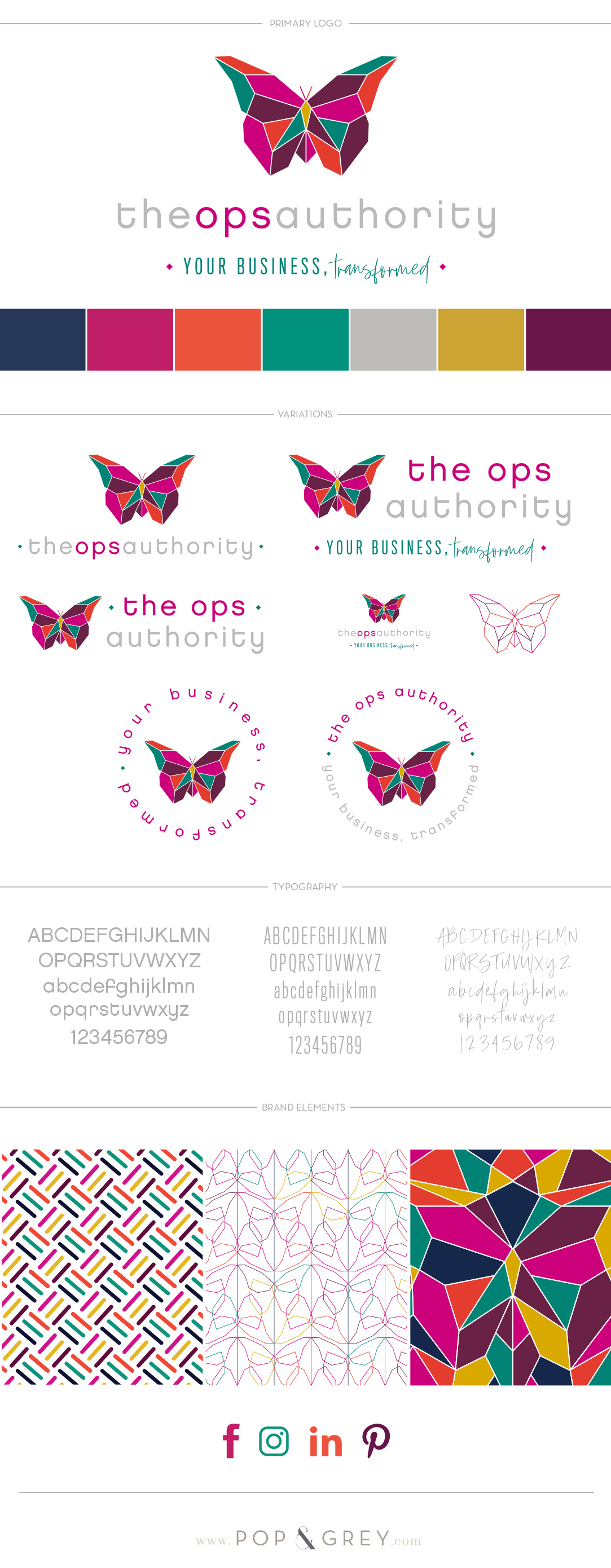 the ops authority with natalie gingrich brand design by pop and grey