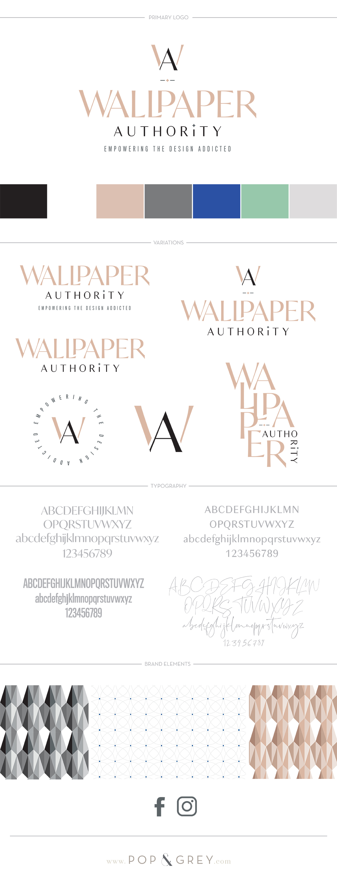 the wallpaper authority by lynai jones of mitchell black. brand by pop & grey